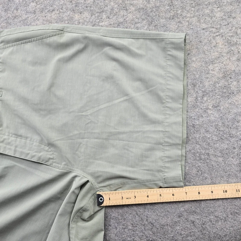 Faherty All Day Shorts Mens 38 Sage Green 7 Inseam Hybrid Stretch Quick Dry Swim